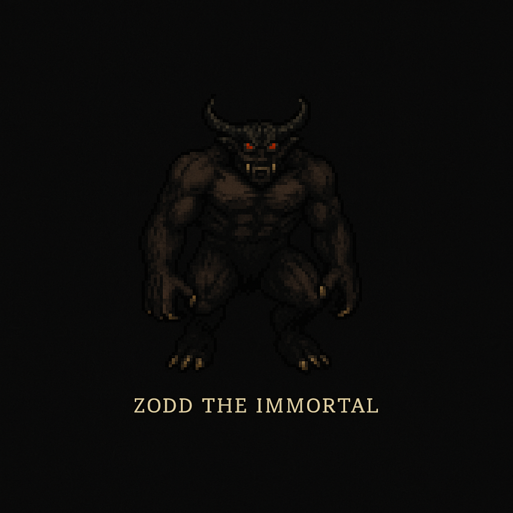 Zodd the Immortal Pixel Art